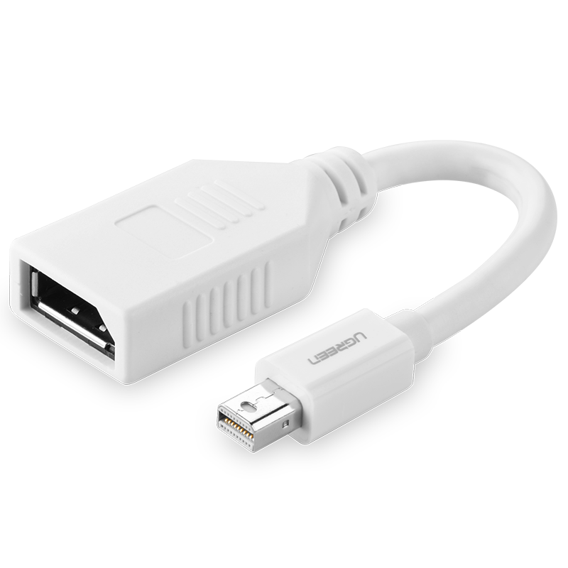 10445 Переходник Ugreen MiniDisplayPort-DisplayPort, Цвет-белый.  на ugreen.by 