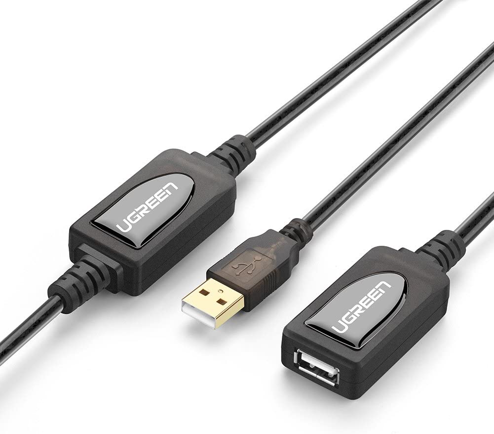 10323 Кабель удлинитель UGREEN US121 USB-A - USB-A (папа-мама), цвет: черный, 15M  на ugreen.by 