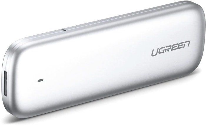 60530 Внешний бокс для SSD M.2 UGREEN CM238, USB 3.0, 5GB цвет: серебристый  на ugreen.by 