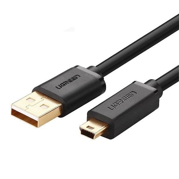 10385 Кабель UGREEN US132 USB - Mini-USB, цвет: черный, 1.5M  на ugreen.by 