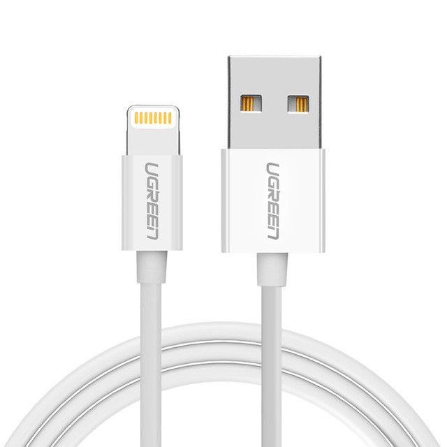 20730 Кабель UGREEN US155 USB-Lightning, цвет: белый, 2M  на ugreen.by 