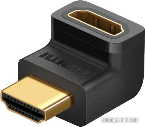 20110 Переходник UGREEN HD112 HDMI(Male) to HDMI (female) угловой, направление - вверх.  на ugreen.by 