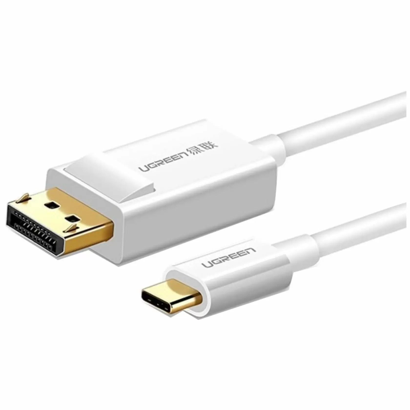 40420 Кабель UGREEN MM139 USB-C - DisplayPort, цвет: белый, 1.5M  на ugreen.by 