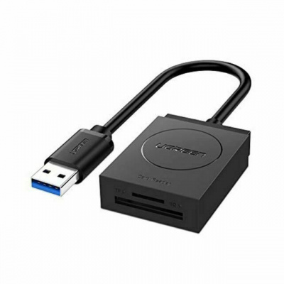 20250 Картридер Ugreen CR127 USB3.0 - SD+MicroSD.Цвет - черный можно капить на ugreen.by