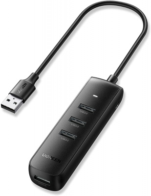 10915 Разветвитель портов Ugreen CM416 USB 3.0 - 4xUSB 3.0.Цвет- черный. Длина кабеля - 0.25м можно капить на ugreen.by