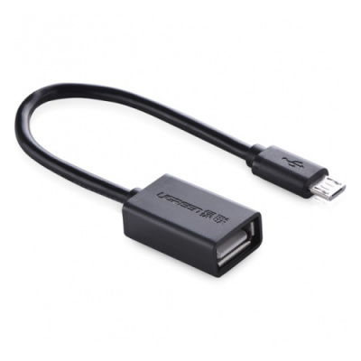 10396 Адаптер OTG UGREEN US133 Micro-USB - USB 3.0. Цвет - черный. Длина 15см. можно капить на ugreen.by