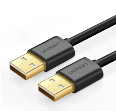 10310 Кабель UGREEN US102 USB-A - USB-A (папа-папа), цвет: черный, 1.5M можно капить на ugreen.by