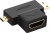 20144 Переходник UGREEN HD129 Micro HDMI+ Mini HDMI (female) to HDMI (female). Цвет - черный. можно капить на ugreen.by
