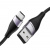 60205 Кабель UGREEN ED022 USB - USB Type-C, поддержка QC,алюминий + нейлоновая оплетка, цвет: черный, 1M, 3А можно капить на ugreen.by