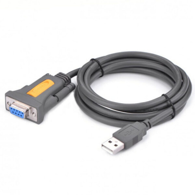 20201 Кабель UGREEN CR104 USB в DB9 RS-232, цвет: серый, 1.5M можно капить на ugreen.by